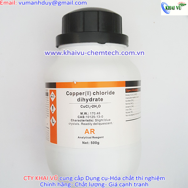 Đồng (II) clorua CuCl2 Copper II chloride Xilong